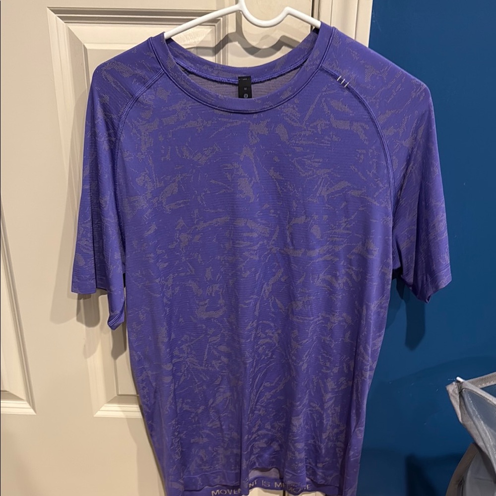 Lululemon Athletica Purple Metal Vent shirt
